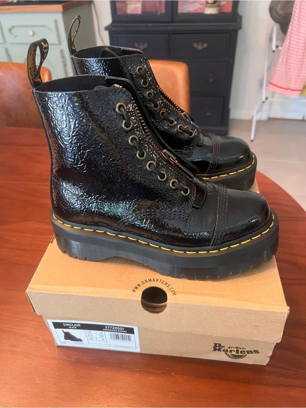 Dr. Martens glossy black